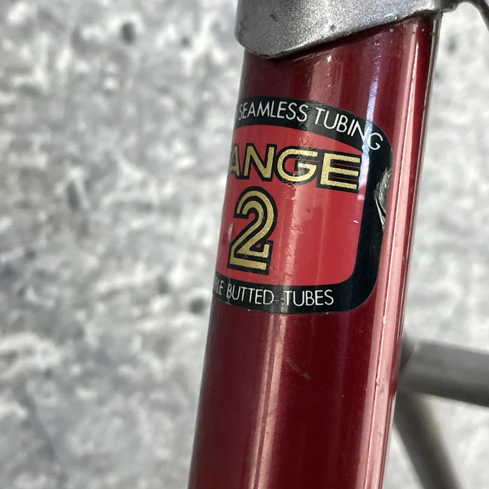 Cuadro de bicicleta de carretera vintage Nishiki Prestige 50 cm Tange 2 acero 700c 126 mm años 80 Foto 3 de 4