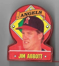 1991 Topps Stand-Ups (Color no Candy) - CALIFORNIA ANGELS  Jim Abbott