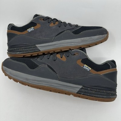 Lems Trailhead Shoes Mens 13D Stormy Night Gray Hiking Trail Minimalist Sneakers