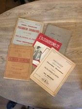 5 Livres Cours Méthodes pratiques et théoriques d’accordéon Chromatique anciens