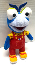 Muppet Babies GONZO 9" Plush Disney Red Overalls Peppers Stuffed
