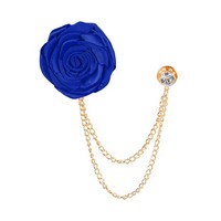Rosenblumen-Brosche, Anstecknadel, Anstecknadel FüR Herren, Blumenmuster, Blau
