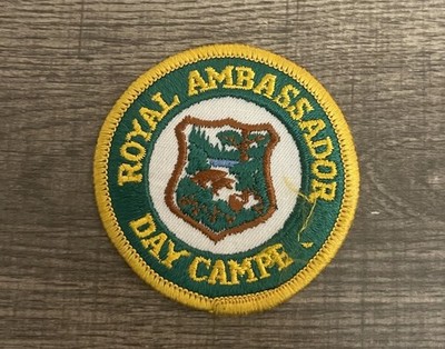 PATCH Royal Ambassador Day Camper Gold on Green Boys Club With Error
