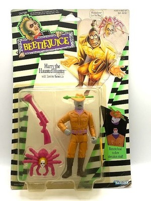 1989 Beetlejuice Harry the Haunted Hunter Terrible Tarantuala MOC Figure Kenner