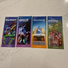 Walt Disney World Theme 2026 Maps - All 4 Parks September 2026