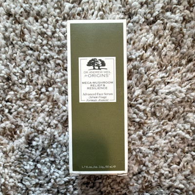 Origins Dr. Andrew Weil Mega-Mushroom Face Serum, Hyaluronic Acid, 1.7 fl oz