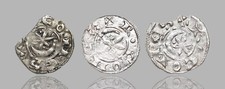 FRANCE, Provence. Raymond V-VII, 1148-1249, Silver Denier, Lot of 3