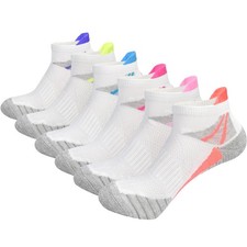 Womens Ankle Socks Athletic Cushioned Breathable Performance Sport Tab Cotton...
