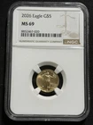2026 Liberty Eagle G$5 - MS69 NGC - 1/10th Oz Gold - Free Ship - One Day Sale!!!