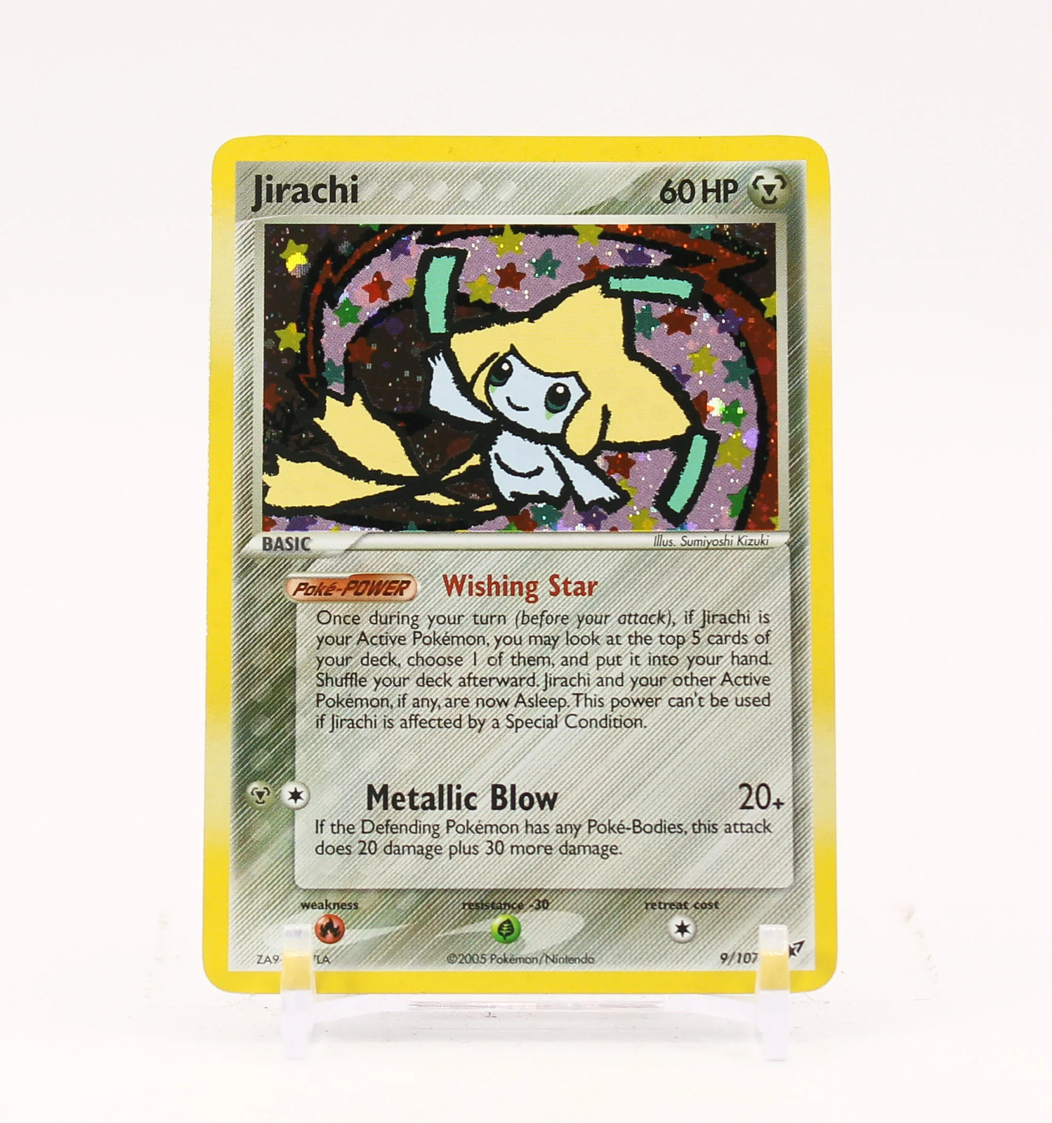Jirachi - 9/107 Deoxys Holo Rare Pokemon - LP