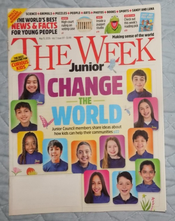 CHANGE THE WORLD - THE WEEK Junior Magazine