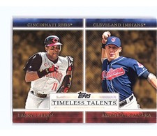 2012 Topps Timeless Talents Barry Larkin / Asdrubal Cabrera #TT-13