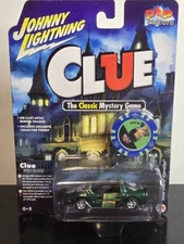 Johnny Lightning Pop Culture Clue - Mr. Green 2000 Chevy Corvette die-cast 