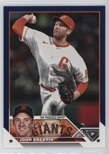 2023 Topps Update Retail Royal Blue John Brebbia #US157 3n4