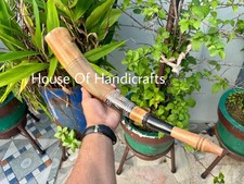 Handmade Viking War Horn: 20" Battle Trumpet, Historical Replica,Natural Horn