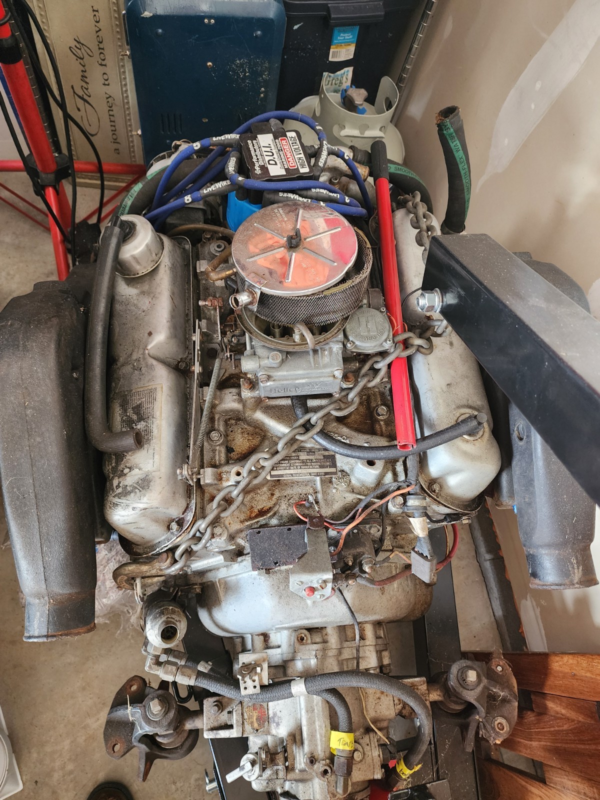 1987 351 WINDSOR Mercrusier V8 Engine With Transmission