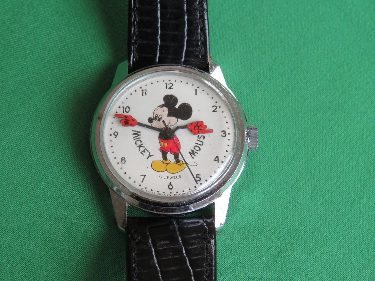 Mickey Mouse Watch 17 Jewels Indiana Disney Watches & Timepieces