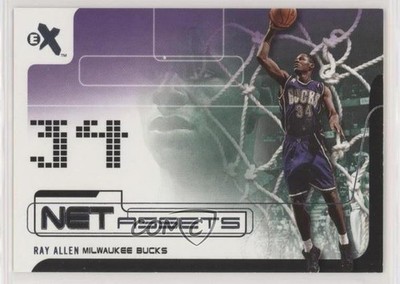 2001-02 Fleer E-X Net Assets Ray Allen #NA11 HOF 0q3