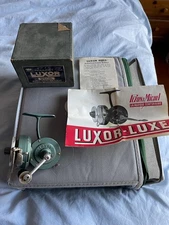 Vintage No 1 - S Luxor Spinning Fishing Reel with Box & Booklet France