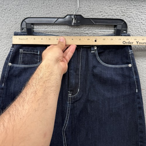 Blank NYC Maxi Denim Skirt Jean Women’s Size 30 Dark Wash Front Slit pockets - Picture 3 of 17