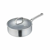 Berndes Tricion Resist Schmorpfanne Mit Glasdeckel, Pfanne, Edelstahl, 28 Cm