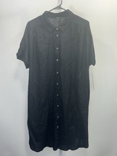Well Worn Women's Black Linen Blend Pocket, Size XL.NWT. 1W