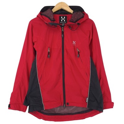 Haglofs Vintage Jacke Rot Wasserabweisend Outdoor Gk8 Größe 38
