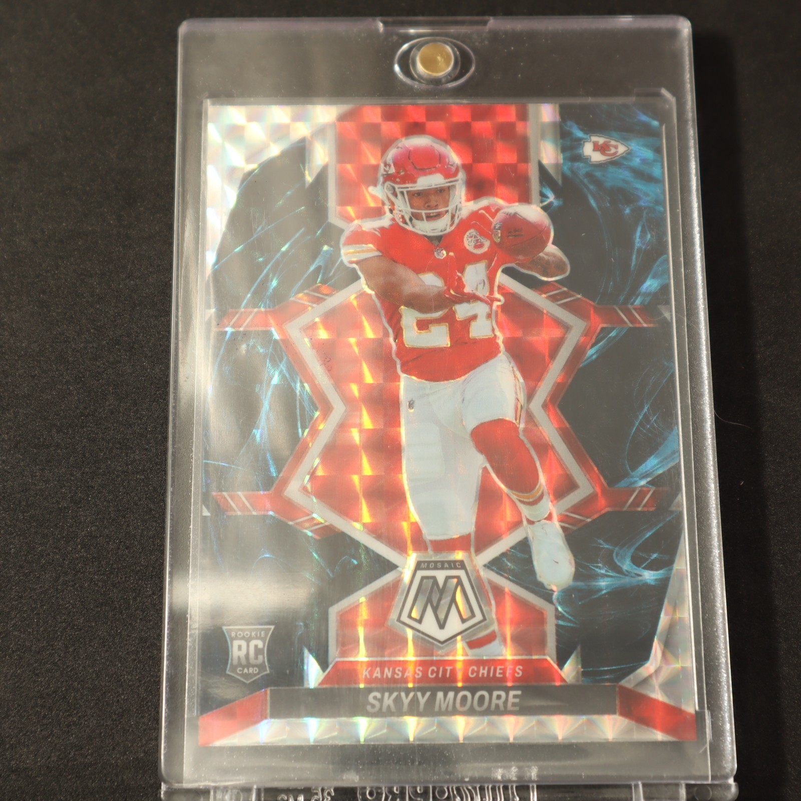 SKYY MOORE 2022 PANINI MOSAIC FOOTBALL #319 GENESIS RC SSP