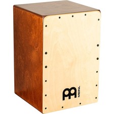 Meinl Snarecraft Cajon with Baltic Birch Frontplate Almond Birch Body