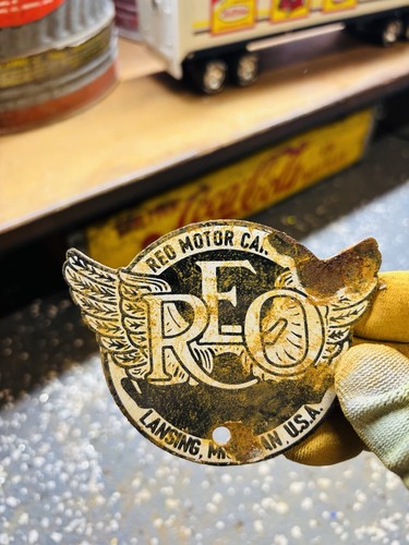 REO Porcelain Advertising Sign