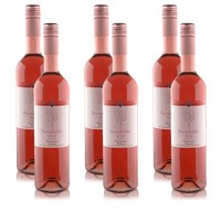J.Drathen Dornfelder Rosé Qba, Feinherb, Sortenreines Weinpaket (6X0,75L)