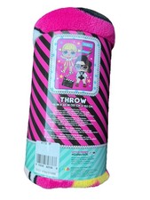Franco Kids Super Soft Micro Raschel Throw, 46 in x 60 in, LOL Surprise ~ NEW