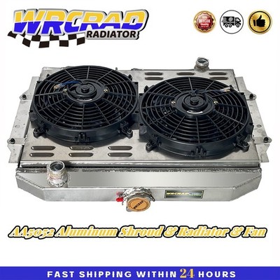 Fits 1968-1974 1969 AMC Javelin 1960-62 AMX Rambler V8 Radiator+Shroud Fan Relay