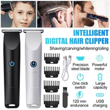 Men's Electric Beard Shaver Trimmer Razor Rechargeable Hair Shaving Machine USB
