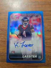 2024 Topps Chrome - Rookie Autograph Kamari Lassiter NUMBER MATCH#RA-KLA /150