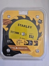 Image of Stanley STA13000-XJ 140mm TCT/HMM Circular Saw Blade Pack of 1