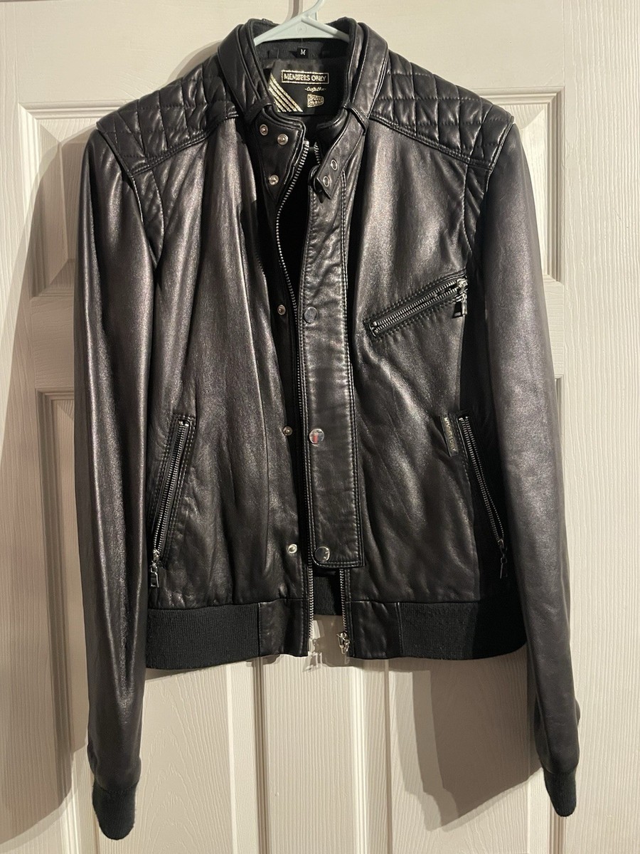 MEMBERS ONLY×FOOL'S GOLD LEATHERJACKET Limited Edition Members Only Fools Gold Leather Jacket Collab | eBay