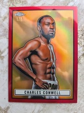 2024 Topps Chrome Boxing Charles Conwell 1951 Ringside #TR-19 Red Refractor 1/5