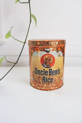 Vintage Uncle Bens Rice Collectible Tin Canister 40th Anniversary Limited Editio