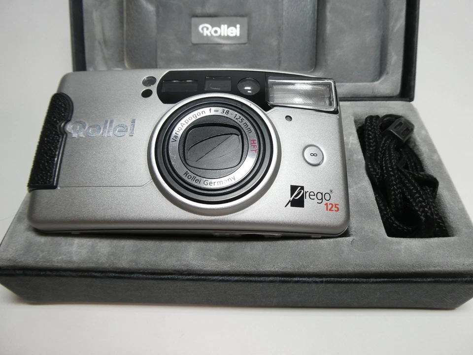 Rollei Prego 125 *RARE* Tested AF Compact 38-125mm Apogon Zoom Boxed 35mm Camera - Image 2 of 4