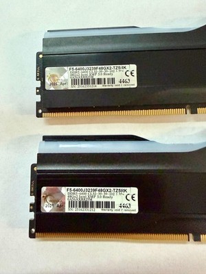 G.SKILL Trident Z5 RGB 96GB (2x48GB) DDR5 6400MT/s CL32 RAM F5