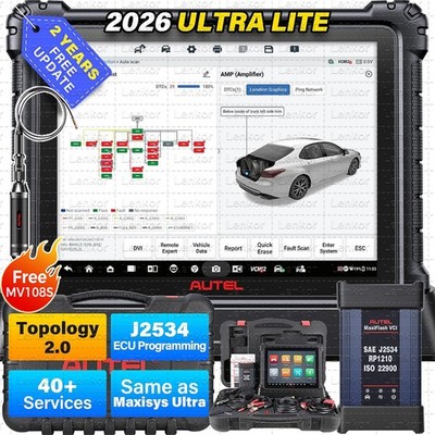 2026 Autel MaxiSys ULTRA Lite MS919 Diagnostic Scanner Advanced VCI Programming