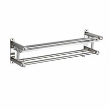 Stainless Steel Bathroom Storage Space Saving Bathroom Organizer Rack