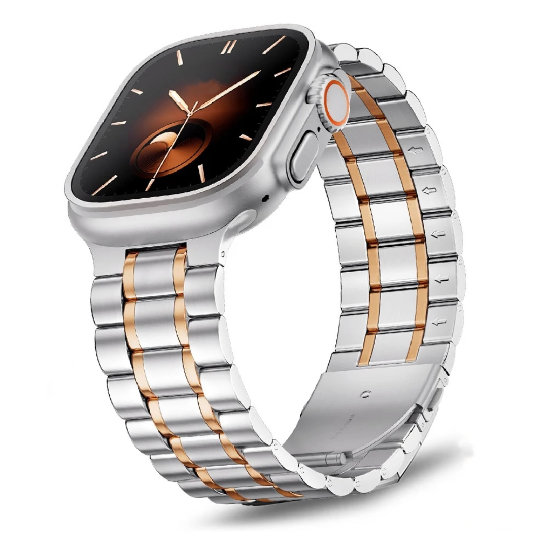 Stainless Steel Band Strap for Apple Watch Ultra 3 2 11 10 9 8 7 6 5 SE 38–49mm