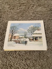 Vintage Bach Elevator Company - Bach Michigan Huron County Christmas Card