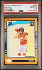 2024 Donruss Optic Bo Nix Rated Rookie Orange Prizm #/249 PSA 10 Broncos RC QB