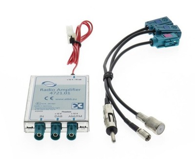 Dietz 41111 - Profi DAB/ FM Splitter - DIN Stecker - ISO Buchse - SMB Buchse