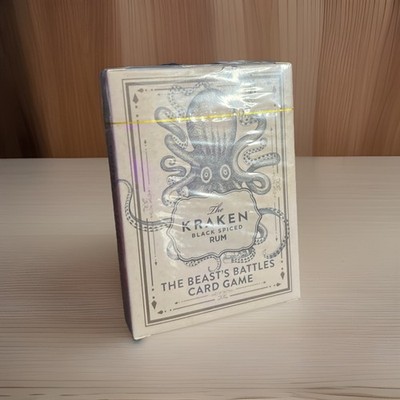 Rare The Kraken Black Spiced Rum The Beasts Battle Card Game 1. Edition SEALED!