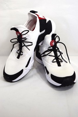 Nike Air Huarache Drift Sneakers, in White/Red/Black Colorway,  Size 11.5 US