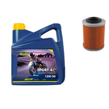 TAGLIER 4L ÖL MOTUL 5100 10W50 FILTER APRILIA TUONO V4 R-APRC 1000 2011-2014
